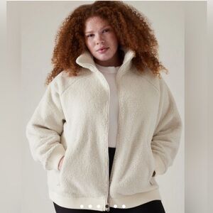 NWT Athleta Tugga II Cream Jacket Size 3X
